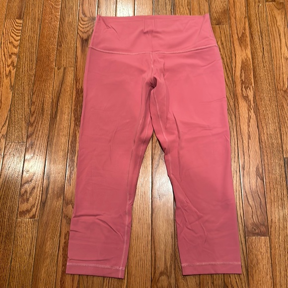 Lululemon Align Crop 21" - Moss Rose - Picture 3 of 7